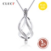 Sterling Silver Pendant Twisted Charms Pendant for Women Jewelry