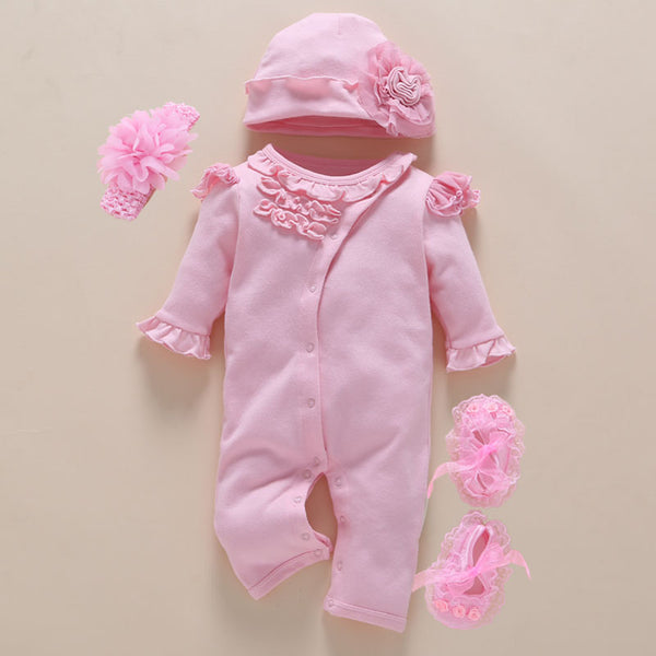 New Born Baby Girl Clothes 0 3 Baby Romper New Born Girl Jumpsuit Spring