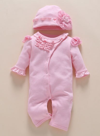 New Born Baby Girl Clothes 0 3 Baby Romper New Born Girl Jumpsuit Spring