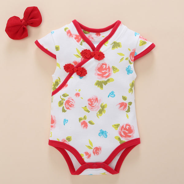 Baby Girl Clothes Summer New Born Infant Vest Wear Outfit Body Suit Jumpsuit Girls 0 3 6 9 Months Clothing Headbands Sets