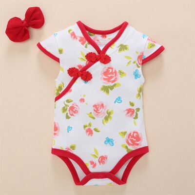 Baby Girl Clothes Summer New Born Infant Vest Wear Outfit Body Suit Jumpsuit Girls 0 3 6 9 Months Clothing Headbands Sets