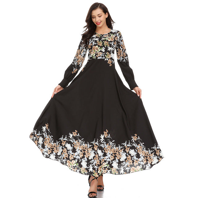 Arabic Abaya Kimono Dubai Muslim Middle Eastern Dress Kaftan Moroccan