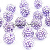 Resin Rhinestones Ball Spacer Bead Findings Acrylic Ball Beads F