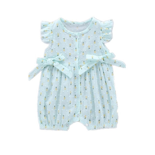 Toddler Baby Rompers New Born Baby Clothes Baby Cotton Bow Tie Body suit