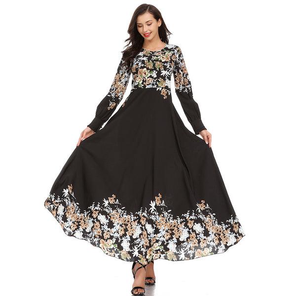 Arabic Abaya Kimono Dubai Muslim Middle Eastern Dress Kaftan Moroccan